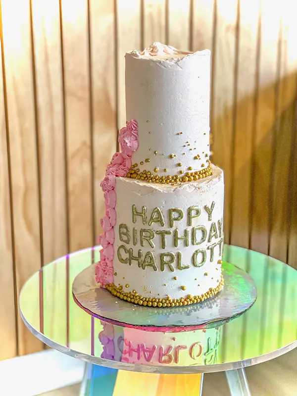 happy birthday Charlotte cake